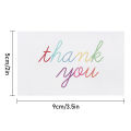 521YIE 30 ift arty For Small usiness Festial hank You Cards White/raft aper Label ting Card aiow Color Letters. 
