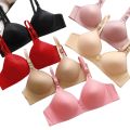 Soft Foam Padded Bras for Girls Best Fits A and B Cups Non Wired Brazier in Random Colors - No Color Choice. 