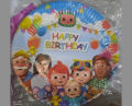 Cocomelon Happy Birthday Plates Pack Happy Birthday Kids Pack of 10 Plates Cocomelon Theme Party Disposable Paper Plates. 