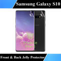 Samsung Galaxy S10 Front & Back Jelly Protector Clear Soft Protection Film Transparent Hydrogel Film Protector For Samsung Galaxy S10. 