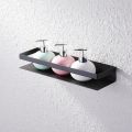 Washroom Accessories Wall Mount Storage Metal Bar Shelf/Rack/Organizer. 