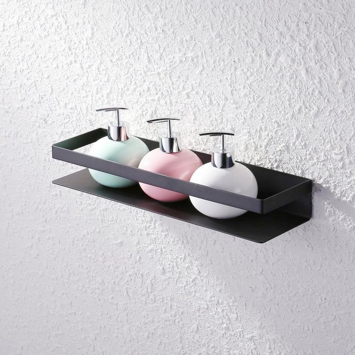 Washroom Accessories Wall Mount Storage Metal Bar Shelf/Rack/Organizer