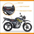 Bike Seat Cushion and Motorcycle Seat Cover | Red Black Waterproof Universal Relaxer Seat Cushion for bike | Anti Back Pain Bike Seat Cover Soft Cushion for all Bikes. 