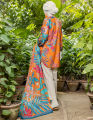 Junaid Jamshed Women  Unstitched 2 Piece Shirt Dupatta-JJLS-S-JW2-24-7014 FB/TROPICAL-3. 