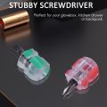 Mini Short Stubby Phillips Slotted Screwdriver Set. 