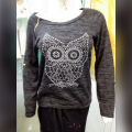 Black color sweater for females in woolen material by AAIMAs. 