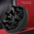 1pc Hair Diffuser Professional Hair Styling Curl Dryer Diffuser Universal Hairdressing Blower Styling Salon Curly Tool Black. 