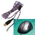 【3C VictoryEagle Store】Umbrella Rope Mouse Cables Durable Mouse Line Mouse For logitech G500 G500S Mouse. 