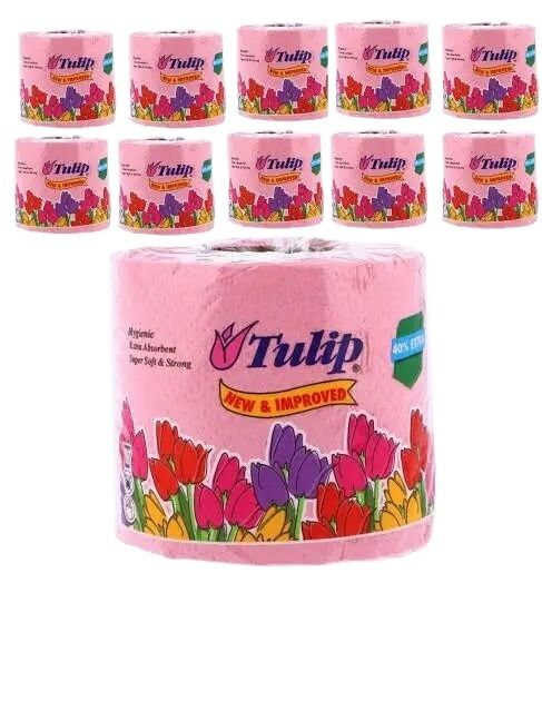 tulip%20pink%20toilet%20paper%20roll%20small%20pack%20of%2010%20-%20Image%202