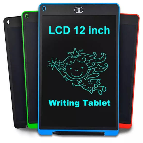 best quality 12 Inch ColorFul Writing Board Drawing Tablet LCD Writing Tablet Digital Graphics Tablet educational Toys for Kids-Multicolor Writing