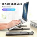 High Quality Laptop Stand Foldable Portable Notebook Support Laptop Base Holder Adjustable Riser Bracket For Laptop & Tablet Accessories 6 Level Adjustment - 1 Pc. 