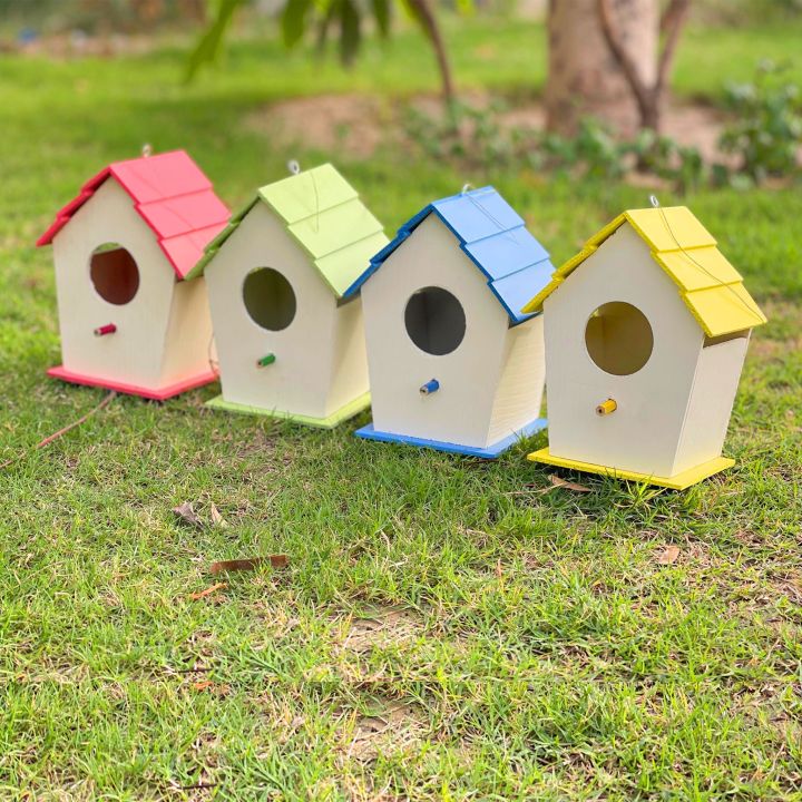 Bird%20House%20Set%20%E2%80%93%204%20Pcs%20PVC%20Waterproof%20Outdoor%20Bird%20Nesting%20Boxes%20for%20Garden%20&%20Balcony%20-%20Image%202
