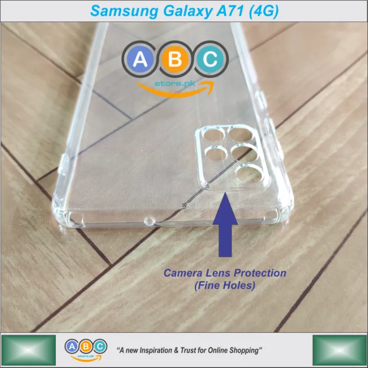 Samsung%20Galaxy%20A71%20(4G)%20Case%20,%20Soft%20TPU%20Camera%20Protective%20with%20Anti-Dust%20Plugs%20,%20Anti-Slip%20Grip%20,%20Shockproof%20Slim%20Ultra%20Clear%20Back%20Cover%20for%20A71%20-%20Image%205