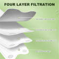 New Morandi color KN95 Face aldult 5D Breathable 5Ply Disposable n95 Protection Mask Filtration rate 95%. 