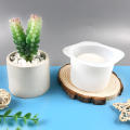 Epoxy Resin Clay Mold Clay Flower Pot Molds Silicone Flower Pot Mold DIY Cement Pot Molds Craft Flowerpot Molds. 