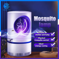 New Advance Photocatalysis Suction Type UV Light Mosquito Killer Lamp with USB Power Supply and Adapter, Electric Mosquito Trap, Insect Killer LED Light, Insect Fly Trap, USB Mosquito Zapper for Home, Indoor, Outdoor, Patio. 