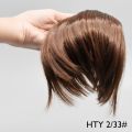 Clip in hair bangs hair extension. 