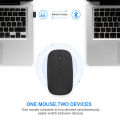 Wireless Mouse Bluetooth Rechargeable Mouse Wireless Computer Silent Mouse Ergonomic Mini Mouse USB Optical Mice For Laptop PC. 