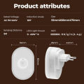SMATRUL Tuya Smart Sensor Led Night Light Wifi PIR Motion Sensors 2 in 1 Eu/Us/Uk/Plug RGB Wall Lamp Timer Voice Control for Google Home Alexa. 