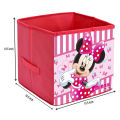 Foldable Kids Storage Cubes Organizer Basket With Inner Base Support Lid Bin Storage Boxes Storage Container with Handles for Travel Moving Toy Storage Box. 