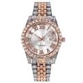 Quartz Watch Luxury Full Diamond Alloy Fashion For Men. 
