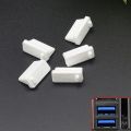 (NEW) 5pc colorful laptop DUT plug/Icone cover topper laptop dutproof mobiinterface waterproof cover. 