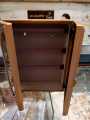 Makeup Organizer Solid Wood Makeup Organizer Box,Portable Large Capacity Skincare Storage Cabinet with Mirror, Cosmetic Display Case with Drawers, Brush Perfume Jewelry Lipsticks Holder, Multi-Funct. 