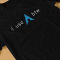 Linux Operating System Men's TShirt Use Arch Btw Individuality Polyester T Shirt Graphic Streetwear Hipster. 