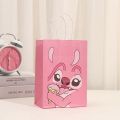 1/3/6Pcs Disney Lilo Stitch Theme Cute Angel Paper Gift Bags Candy Biscuit Bag Tote Bags Birthday Party Baby Shower Supplies. 