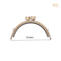 1Pc 8.5/10.5/12.5CM Cat Head Metal Purse Frame Handle for Clutch Bag Handbag Making Clasp Lock Bags Accessories Cherry Super Store. 