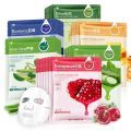 HCHANA Pack of 6 Fruit Sheet Mask Set – Hydrating & Brightening Face Masks. 