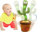 Dancing Cactus Toy for Baby Funny Cactus Talking Toy for Baby Kids Soft Plush Talk Back Toy, Can Sing, Record and Repeats What You Say Creative Kids Educational Toy Game for Kids. 