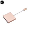 USB C HUB to HDMI Adapter For Macbook Pro/Air Thunderbolt 3 USB Type C Hub to HDMI 4K USB 3.0 Port USB-C Power Delivery（white）. 