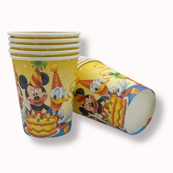 JOIN THE MICKEY FAMILY FUN! 10-PACK MICKEY FAMILY PAPER CUPS
