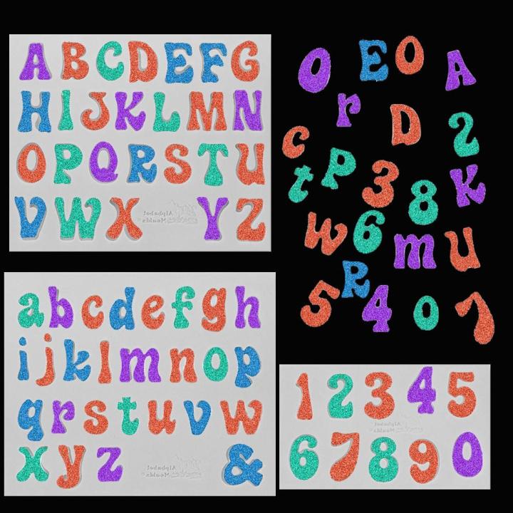 Mini Alphabet Letters Resin Molds, Silicone Clearly Small Epoxy Resin Casting Mold for DIY Making Jewelry Pendant, Earring, Keychain, Bracelet, Clay Fondant, Sugar Cake Craft