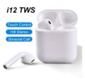 i12 TWS Airpods | True Wireless Bluetooth Earbuds | Deep Bass | Touch Controls | Built-in Mic | Compatible with All Devices.. 