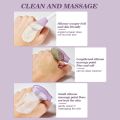 Silicone Double Head Mask Brush, Silicone Face Wash Brush, Mud Film Special Scraper Applicator, Facial Cleansing Brush, Cleaning Tool. 