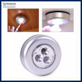 1pcs 3 LED Tap Lights, Stick on Push Touch Lights Battery Powered Lights for Closets, Under Cabinets, Counters, Bright Wireless Night Light Indoor Tap Touch Lamp for Kids. 