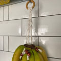 Banana Holder Space-saving Fruit Banana Hanger DIY Cotton Rope Crafts. 