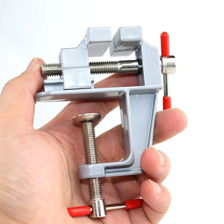 NEW%20Arrival%203.5"%20Aluminum%20Miniature%20Small%20Jewelers%20Hobby%20Clamp%20On%20Table%20Bench%20Vise%20Mini%20Tool%20Vice%20Multi-Functional%20-%20Image%203