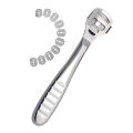 Stainless Steel Foot Scraper Blades Skin Callus Remover Trimmer feet Shaver Pedicure Care Tools Set. 