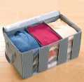 3 Compartment Storage Bag/Foldable Storage Bag/Great for Clothes, Blankets, Closets, and More.. 