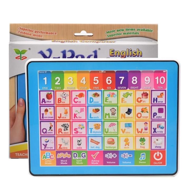 Y-Pad English Learning Touch pad Computer Tablet for Kids | Daraz.pk