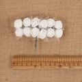 Pack of 24 Mini Artificial Rose Heads 2cm PE Foam Flowers for Wedding and Home Decor. 