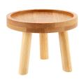 Wooden Plant Stand Flower Pot Base Holder Round for Indoor Outdoor. 