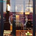 Welcome To Our Store Custom Hours Business Opening Time Word Decals For Your Storefront Window Yt5412. 
