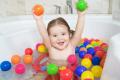 Soft Plastic Balls 10 Pcs Set - Multicolor. 