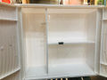 Plastic Washroom Cabinet Front Storage Box Bathroom Organizer Medicine Rack 3 partition caddy. 