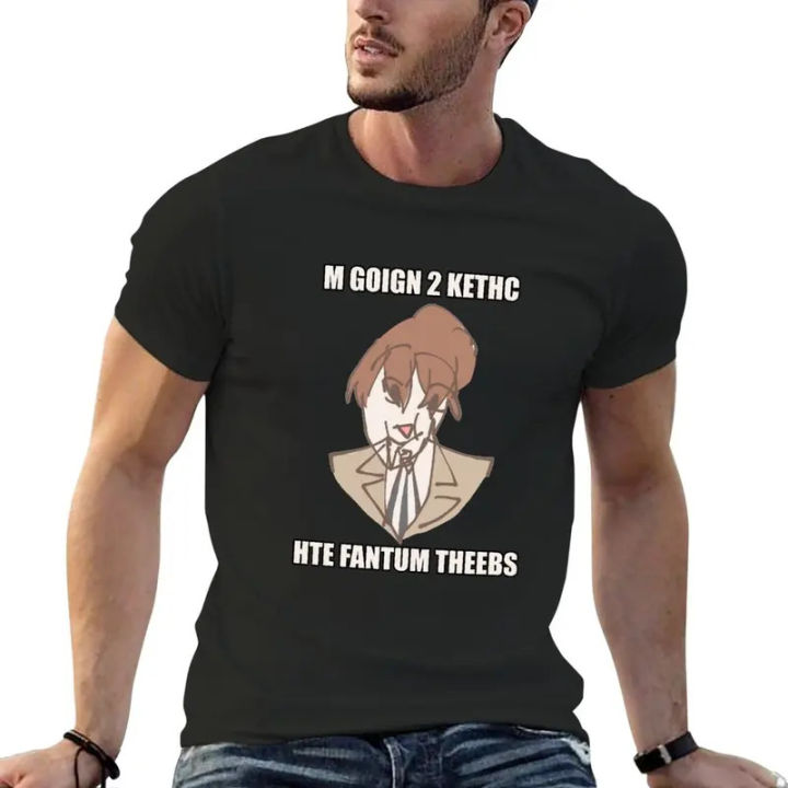 New Oro Akechi but its an awful shirt design T-shirt Korean fashion quick drying shirt summer top funny t shirts for men