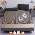Terry Cotton Stripe Waterproof Mattress Cover For Double Bed King Size Fitted Mattress Protector Anti Slip Bed Sheet Beddy's Studio. 